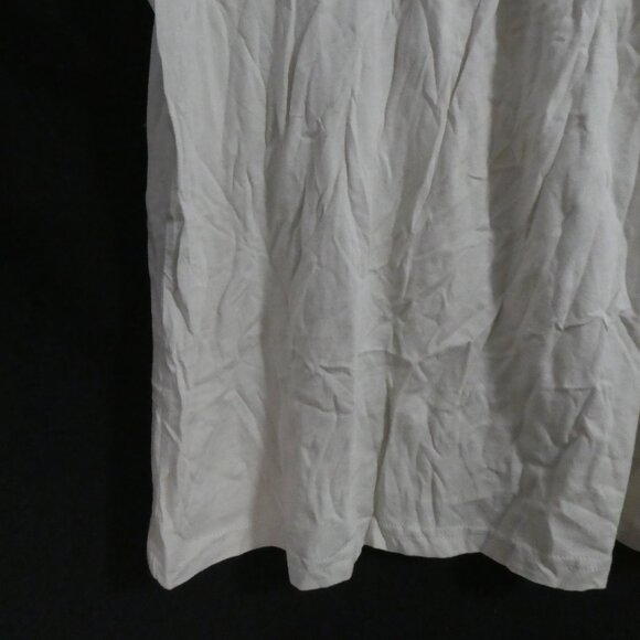 OLEG CASSINI SPORT | xl - extra large | Beige Short Sleeve Scoop Neck Blouse - Picture 7 of 15